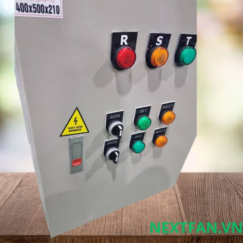 tủ điện quạt hút pccc