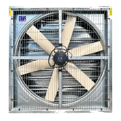 Quạt thông gió vuông trực tiếp NF nhìn từ phía cánh quạt, motor gắn trực tiếp