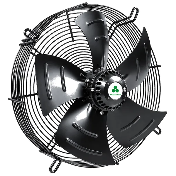 Quạt tản nhiệt công nghiệp FZY-4 3 Quạt tản nhiệt công nghiệp FZY-4 Nextfan: cánh đen, motor rotor ngoài, lưới bảo vệ có tai bắt