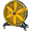 Quạt thổi sàn công nghiệp OMS-1550 2 Quạt thổi sàn công nghiệp OMS-1550: lồng quạt tròn màu vàng, cánh vàng, khung chân đen có 4 bánh xe